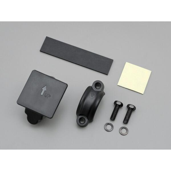 他サイト： DAYTONA（デイトナ） ハンドルクランプブラケット φ22.2/φ25.4 樹脂ブラック 77791の商品画像