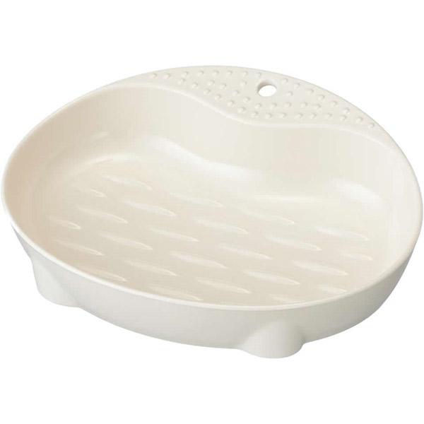 他サイト： エイム クリエイツ:mju: 猫にやさしい食器 S アイボリー 4540013502741 食器 器 ボウル 猫用 皿 食事 エサ 餌 水のみの商品画像