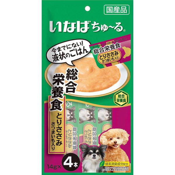 いなばペットフード いなば Wanちゅ る 総合栄養食 とりささみ さつまいも入り 14g 4本入 Ds 2 犬 おやつ 間食 ペースト 液体 Icn Rps イチネンネット 通販 Yahoo ショッピング