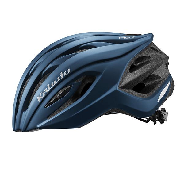 OGK KABUTO(オージーケーカブト):自転車用ヘルメット  マットネイビー M/L RECT ロードバイク レース 努力義務