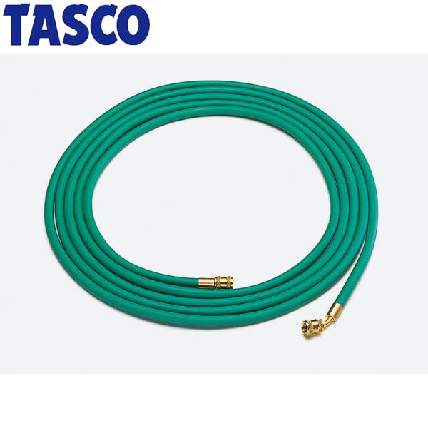 イチネンTASCO (タスコ):1/4″ロングチャージホース 10m TA136EA 冷凍・空調工具 チャージホース・充填用アクセサリ