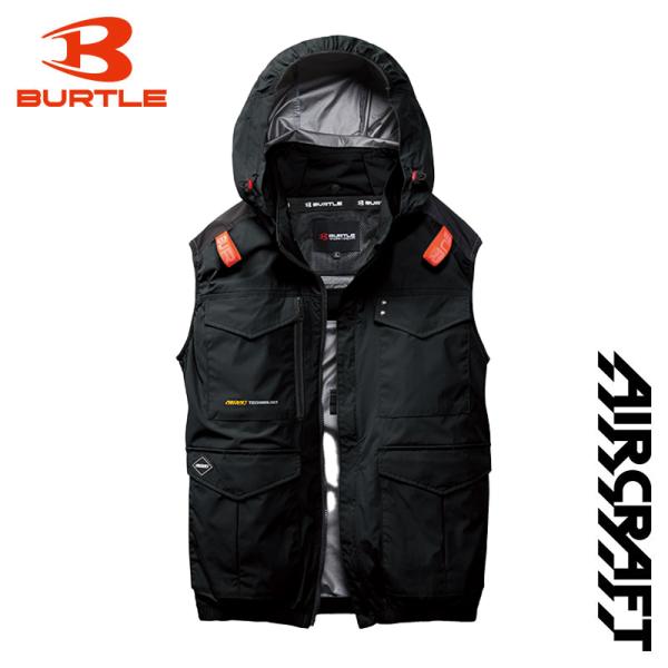 【あすつく】バートル（BURTLE） ACベスト 35 ブラック L AC2104