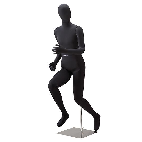 ストア・エキスプレス:フレキシブルマネキン 紳士 ブラック 61-806-27-2(メーカー直送品)