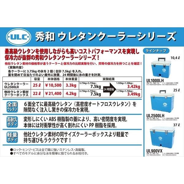 秀和 Shuwa 信憑 クーラーボックス ウレタンクーラー Ul2500lh