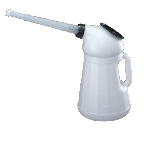 他サイト： MIZUHO（瑞穂化成） オイルジョッキ （フタ付） 3L No.0152 NO.0152の商品画像