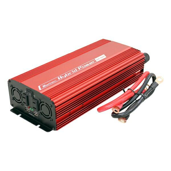 他サイト： Meltec(メルテック):USB&amp;コンセント 静音タイプ 1500W DC24V用 AC100V・USBポート SIV-1501の商品画像