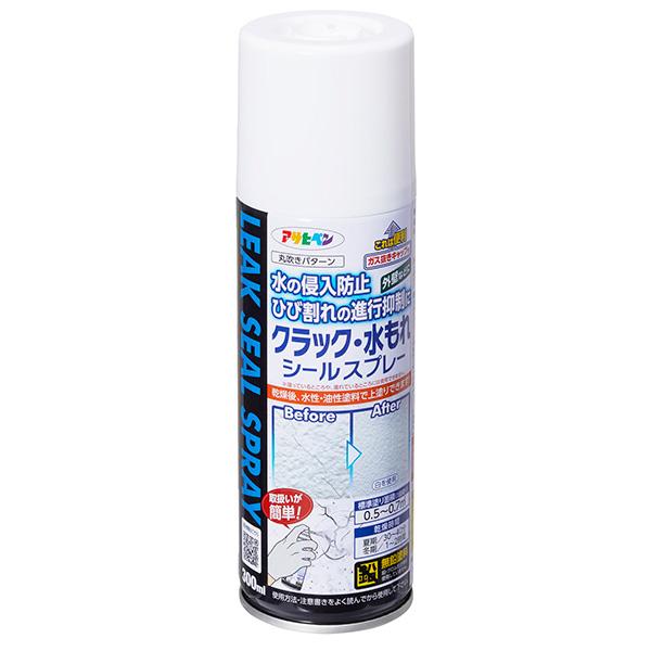 他サイト： アサヒペン:クラック・水もれシールスプレー　３００ＭＬ　白Ｌ００２ 4970925303271 DIY 補修材 コンクート モルタル クラック補修の商品画像