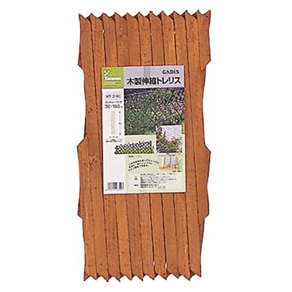 つる性植物を這わせるのに便利です。【用途】つる性植物を這わせる際に使用。【機能】使用場所に合わせてサイズ調整ができる、伸縮タイプのトレリスです。【仕様】●カラー：カントリーウッド。●サイズ：W300×D5×H1800mm。●重量：200g。...