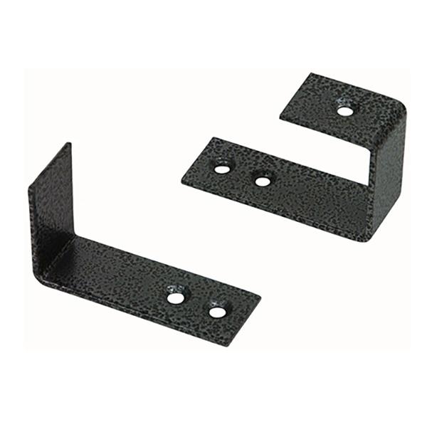 ラティスと柱との連結金具です。【用途】ウッディープラフェンス用取付金具。【機能】ラティスを使ってくつろぎのガーデンスペースを作れます。【仕様】●サイズ：(上部金具)約幅2.5cm×奥行3.7cm×高さ7cm・(下部金具)約幅2.5cm×奥行...