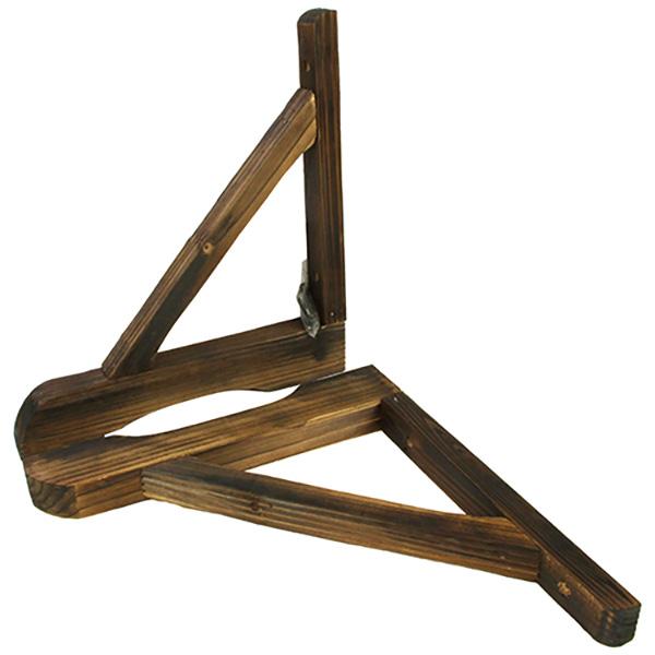 壁やブロック塀にピッタリと設置でき、ハンギングプランターなどでウォールガーデンが楽しめます。【用途】ラティス用スタンド。【機能】ハンギングプランターなどでウォールガーデンが楽しめます。壁面に水平になるように設置します。【仕様】●カラー：焼磨...