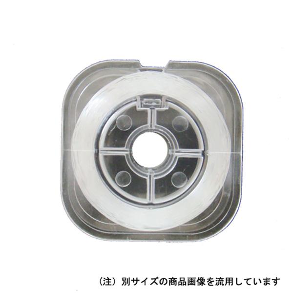 透明糸で、ポップなどの商品の吊り下げ展示に最適です。【用途】装飾用糸。【機能】ディスプレイなどいろいろ使える透明ナイロン糸です。【仕様】●色：クリア。●糸の太さ：5号(約0.37mm)。●長さ：200m。●耐荷重：約5kg。●透明リール巻。...