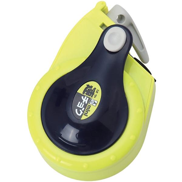 作業が速い3倍速巻取りです。【用途】建築用チョークライン。【機能】遊星ギア式で3倍速巻取り方式です。高性能シールリングとロック式カルコで完全密閉式です。本体が鉄部にピタリと付くマグネット付です(同メーカーオリジナル)。粉が湿りにくい完全密閉...