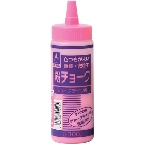 各社のチョークライン画線器にも使用できます。【用途】粉チョーク。【機能】重質粉だから線が付きやすく、飛び散りません。完全密閉容器で変色しません。蛍光色で明るい線が引けます。【仕様】●色：蛍光ピンク。●容量：300g。●容器サイズ：径59×高...