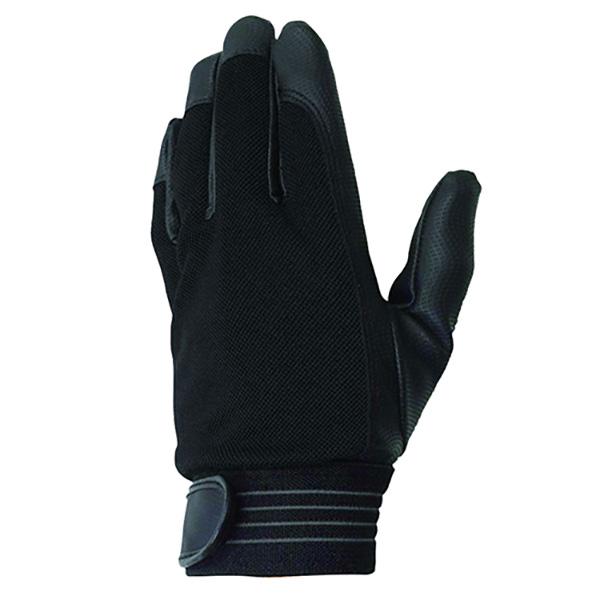 甲部メリヤスで柔らかい手袋です。【用途】防寒用手袋。【機能】柔らかく暖かい裏地フリース仕様です。【仕様】●サイズ：LL。●色：ブラック。【材質】●ポリウレタン。●ナイロン。●ポリエステル・他。【商品サイズ】縦(mm)　300横(mm)　10...