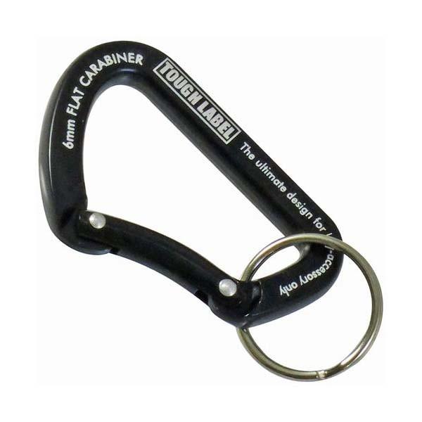 中林製作所 冒険倶楽部工房tl カラビナフラット 黒 黒 6mm Vex 126 いろいろな道具の吊り下げに 黒 黒 Vex 126 イチネンネット Paypayモール店 通販 Paypayモール