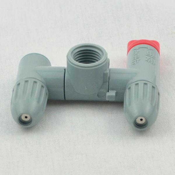工進(KOSHIN):＜工進認定店＞噴霧器用 2頭口噴口 (1頭口切替) G1/4ネジ PA-288(メーカー直送品) ノズル 噴霧 散布 部品