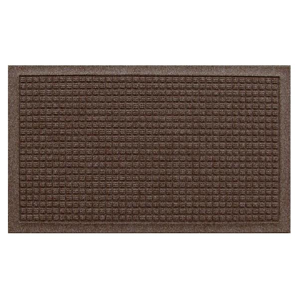 クリーンテックス・ジャパン:玄関マット 屋内 屋外 ウォーターホースII(ワッフル) ブラウン 44×74cm AC00026(メーカー直送品)