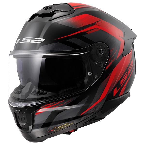 (あすつく) LS2 HELMETS:ジャパンフィットモデル STREAM2 BLACK RED XL 4562343606098
