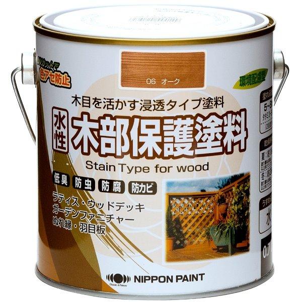 他サイト： ニッペホームプロダクツ 水性木部保護塗料 オーク 0.7L 4976124544156の商品画像