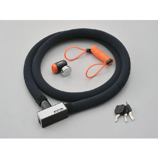 ディスクロックとワイヤーロックのセット。2つのロックは同じカギで施錠できます。ディスクロックの外し忘れを防ぐスパイラルケーブル付き。 自宅はダブルロックでガッチリ！出先ではディスクロックのみという使いかたもできて便利。単品で購入するよりお得...