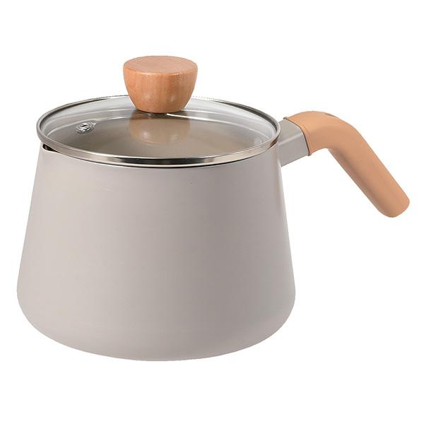 パール金属 スプル ふっ素加工IH対応ガラス蓋付マルチポット17cm（2.3L） HC-0900