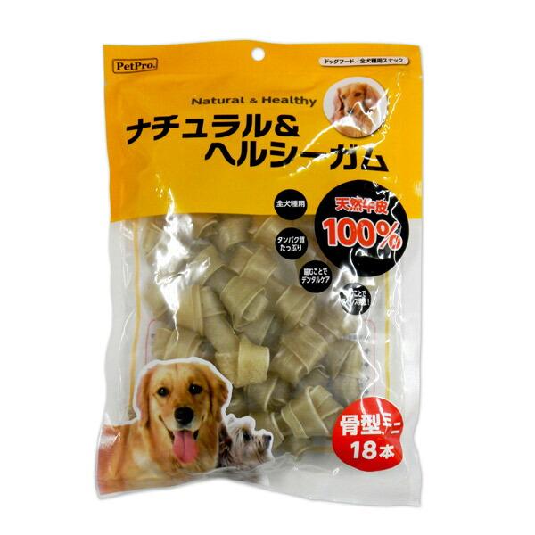 ペットプロジャパン ペットプロ ナチュラル ヘルシーガム 骨型ミニ 18本入 犬 おやつ ガム ハード 皮 牛 牛皮 Icn Rps イチネンネットmore 通販 Yahoo ショッピング