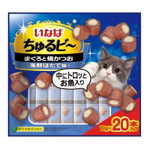 いなばペットフード ちゅるビ まぐろと焼かつお 海鮮ほたて味 10g 猫 おやつ 間食 ちゅーる ちゅ る チュール チュ ル Qsc 281 イチネンネット Paypayモール店 通販 Paypayモール