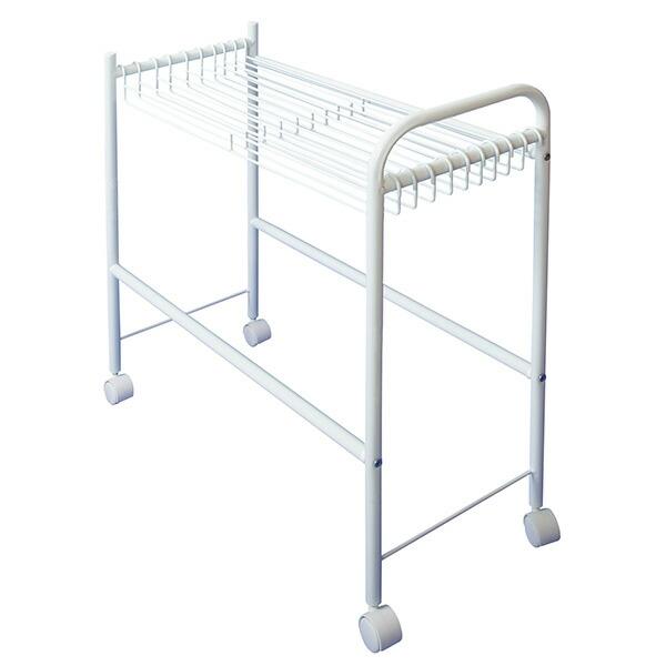 幅30cmのスリムサイズで押入れでも場所をとりません。コンパクトでも収納量はたっぷりの最大20着。キャスター付きで出し入れ簡単。ハンガーは上から掛けるだけ。ボトムスの入れ替えも簡単。JANCD：4977612662154【銀行振込・コンビニ...