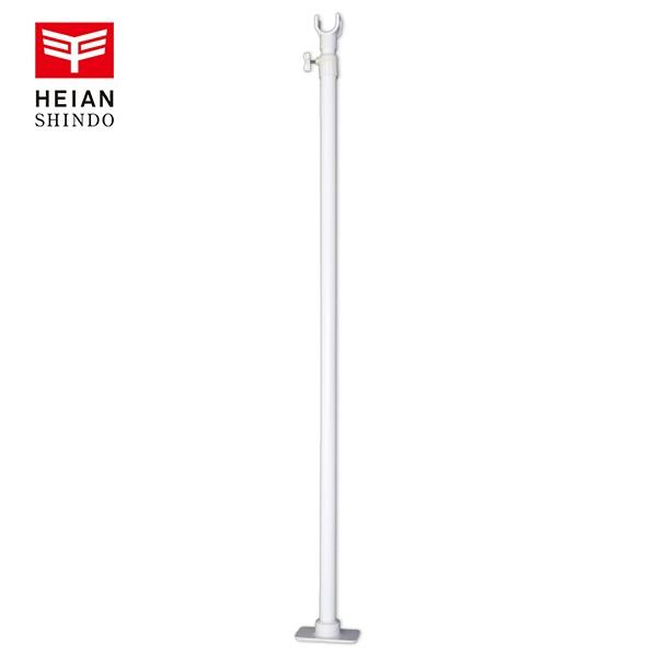 カラー:白サイズ:大幅(cm):11.2高さ(cm):110〜190奥行(cm):6.5材質(パイプ):鉄製・エポキシ樹脂粉体塗装材質(樹脂部品):ABS樹脂、PE樹脂材質(ネジ類):鉄製・メッキ仕上げ●この商品は複数店舗と在庫を共有してい...