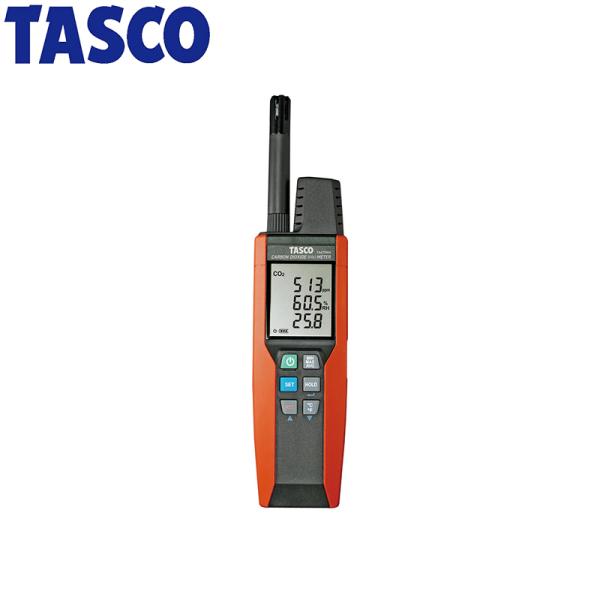 イチネンTASCO (タスコ):CO2メーター TA470WA 安全衛生用品 安全衛生用測定器 二酸化炭素 濃度 温湿度計