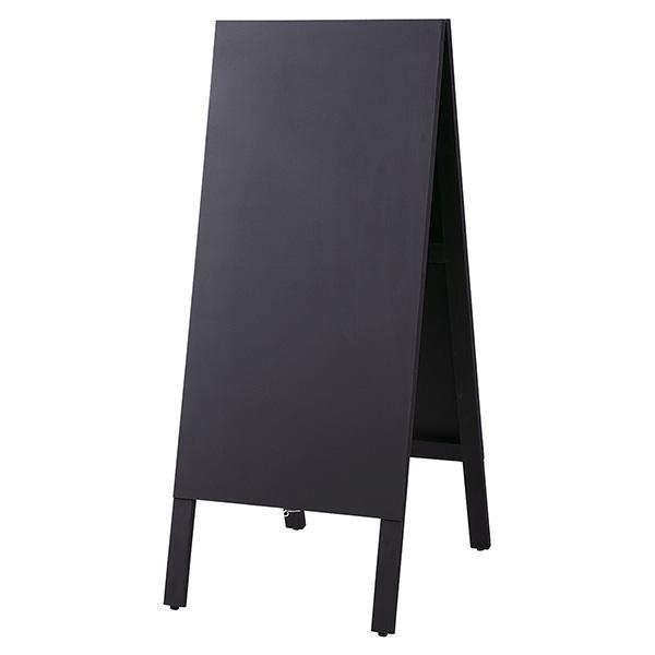 ストア・エキスプレス:A面黒板(両面仕様)ブラック 61-216-3-1(メーカー直送品) ブラックボード 看板 店舗用 A型看板 黒板 立て看板