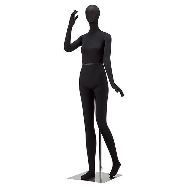 ストア・エキスプレス:フレキシブルマネキン 婦人 ブラック 61-806-26-2(メーカー直送品)