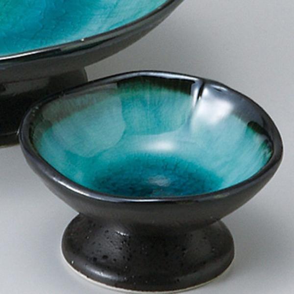 トルコ彩色陶器大皿Ｃ 絵皿 26cm GEO051 コバルトブルーとターコイズブルーの幾何学