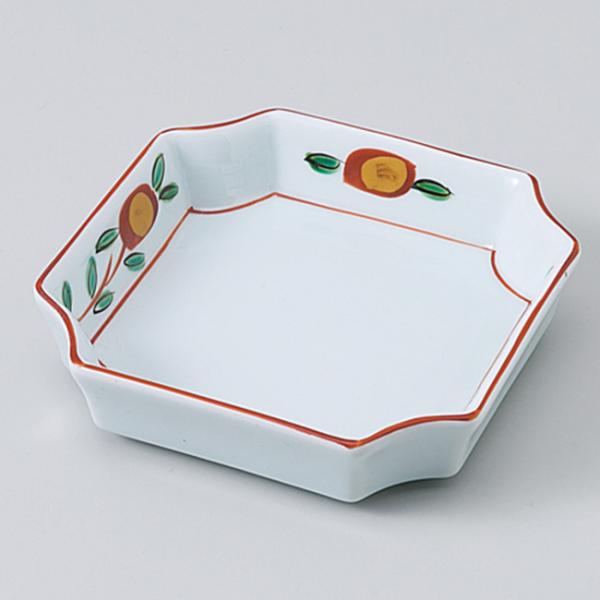 えびいち　庄三造　赤絵　花鶴人物文　菓子器　鉢　時代箱付　V　R6788F 時代】鉢 赤絵昴子 永楽妙全作〈U0395〉