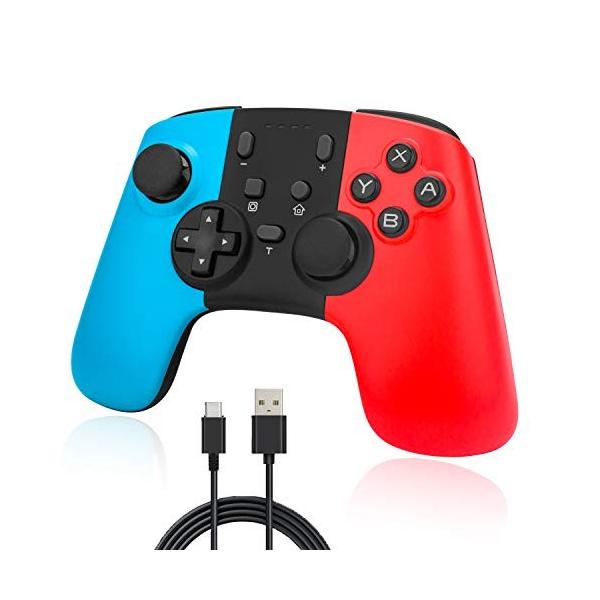 Proコントローラー Nintendo ゲーム おもちゃ スイッチ テレビゲーム Beinhome Turbo連射 振動機能 振動機能 Switch ジャイロ コントローラー S 0507 Cocozストアー 無線 ワイヤレス