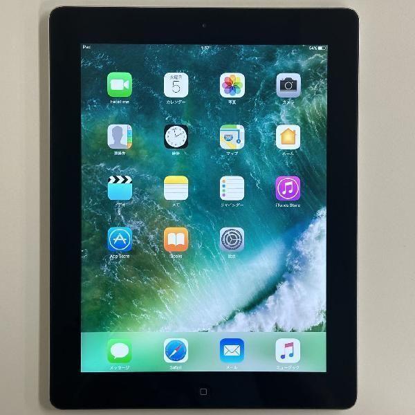 iPad 第4世代 16GB Wi-Fiモデル バッテリー88% 美品 中古[27771543 