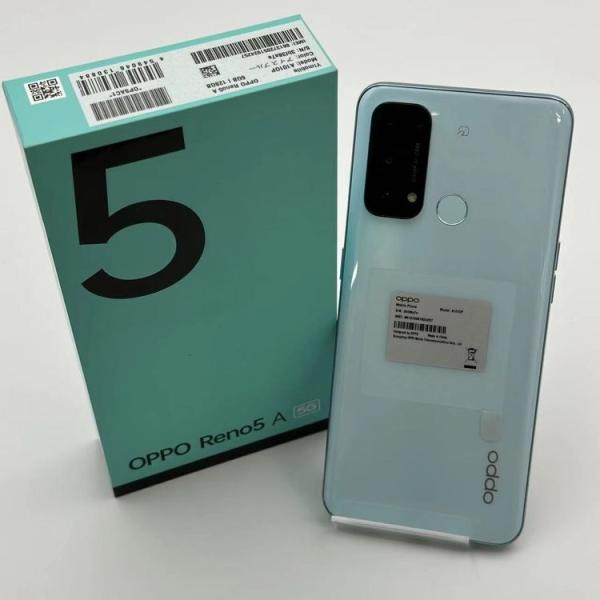 OPPO Reno5 A 128GB アイスブルー A101OP Y!mobile版SIMフ 中古