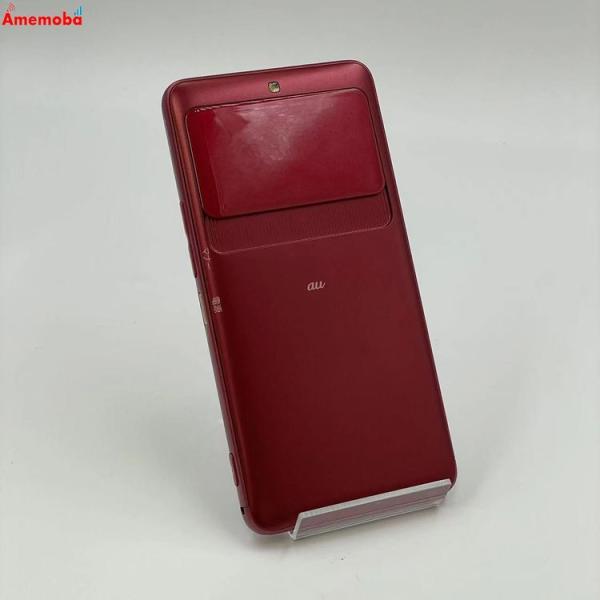 au SIM BASIO3 32GB レッド G-423電池良好