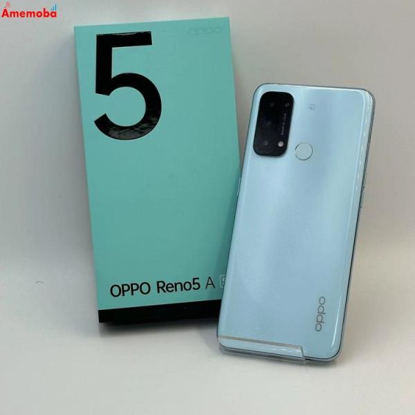 OPPO Reno5 A 5G アイスブルー 美品 arcmarketmobile_c02149