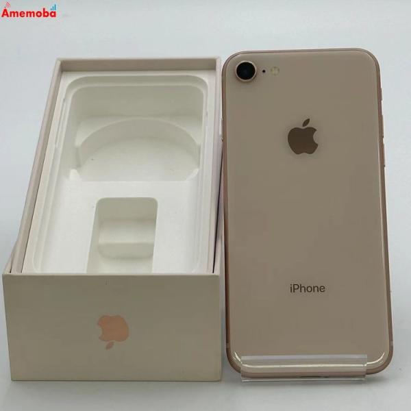 iPhone8 64GB ゴールド MQ7A2J/A docomo版SIMフリー 極美品 中古