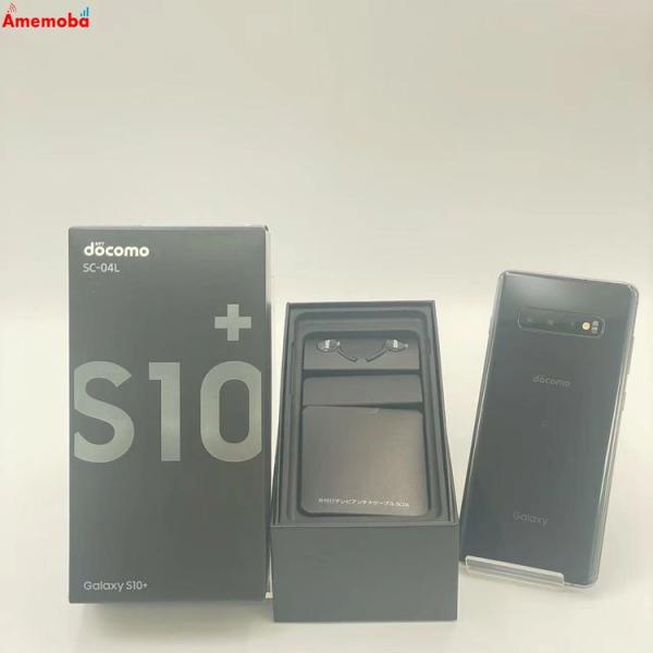【中古品】docomo Galaxy S10+ SC-04L Galaxy S10+ 128GB プリズムブラック SC-04L docomo版SIMフリー