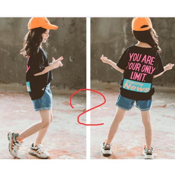 ｔシャツ 半袖 ロゴ 韓国系子供服 キッズ 女の子 春 夏 ワイドシルエット カラフル ネオンカラー Buyee Buyee Japanese Proxy Service Buy From Japan Bot Online