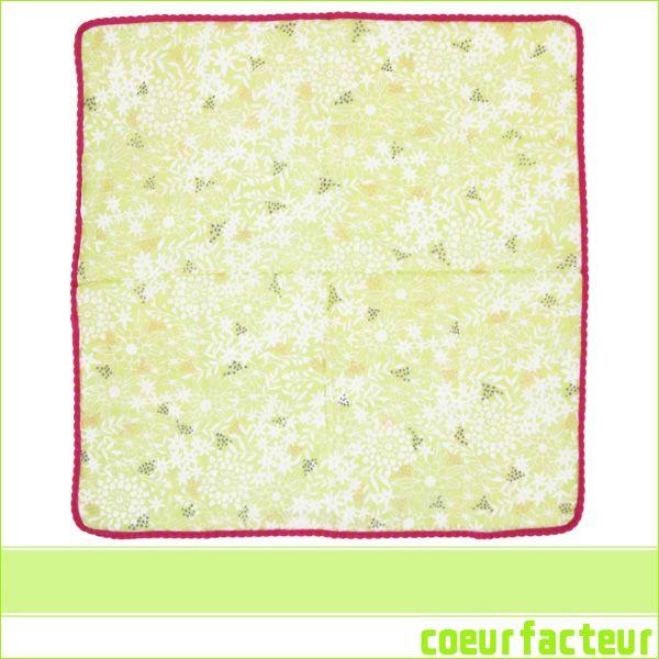 女性用ハンカチ バンダナ おしゃれ グリーン 薄地 透け感のあるハンカチ プチギフト 特価 セール 103t クールファクトゥール 通販 Yahoo ショッピング