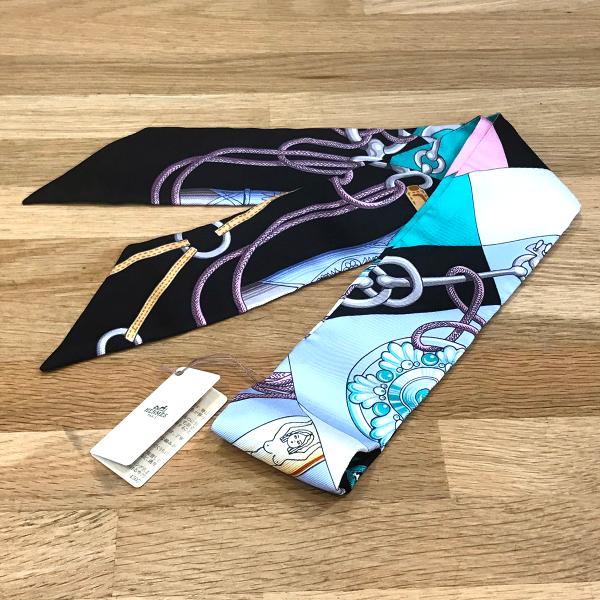 新品未使用】エルメス ツイリー クリケティス ノワール ローズ 