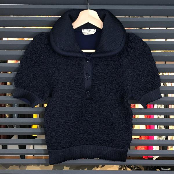 FENDI（フェンディ） 【新品同様】フェンディ 半袖 トップス ネイビー