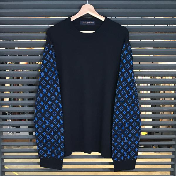 ルイヴィトン ニット カットソー ノースリーブ タンクトップ モノグラム M 紺 ルイ・ヴィトン(LOUIS VUITTON)ルイ・ヴィトン モノグラムフィッシュ