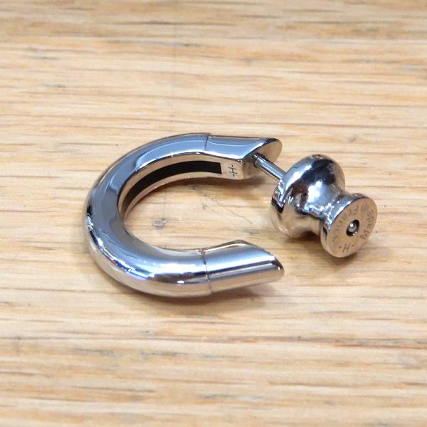 HERMES 【新品未使用】エルメス シングルピアス サボ シルバー HERMES 【新品未使用】エルメス シングルピアス サボ シルバー