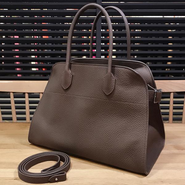 THE ROW Margauxマルゴー10ダークオリーブ新品未使用伊勢丹三越 THE ROW（ザ ロウ） 【新品未使用】ザロウ ソフトマルゴー12 レザー