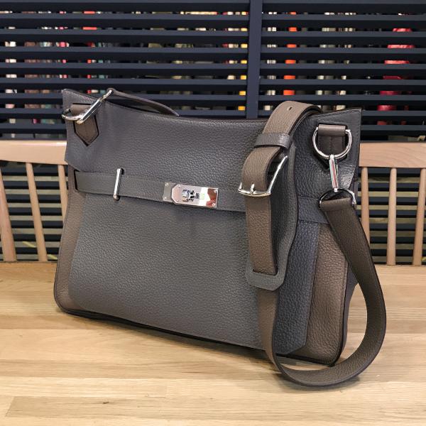 エルメス HERMES ショルダーバッグ ジプシエール34 トリヨンクレマンス エトゥープ シルバー金具 グレージュ □L【中古】 HERMES（エルメス） 【超美品】エルメス ジプシエール34 トリヨン
