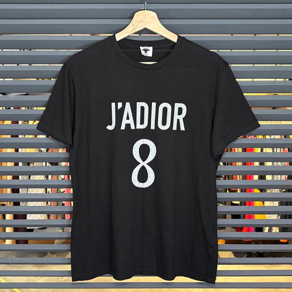 【超美品】ディオール J’ADIOR ジャディオール ジャドール 半袖Tシャツ ブラック Lサイズ 黒 843T03TC428 15755